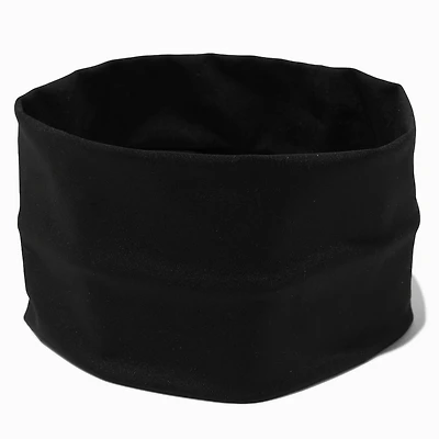 Black Athletic Headwrap