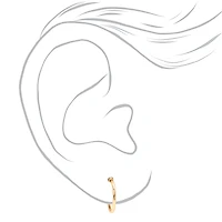 Mixed Metal Flower Butterfly Earrings - 9 Pack