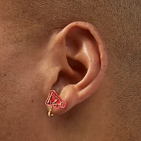 Cheerleader Megaphone Clip-On Stud Earrings