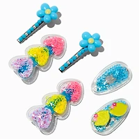 Claire's Club Lemon Mixed Hair Clips - 6 Pack