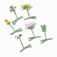 Kitschy Garden Sprout Hair Clips - 6 Pack