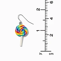 Silver-tone Junk Food 1" Drop Earrings - 3 Pack