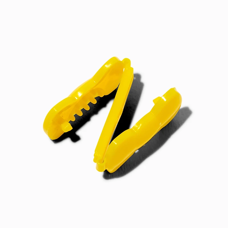 Confidence™ by Gabby Goodwin Gabby Bows Yellow Bows Double-Faced Double Snap Hair Clips - 10 Pack