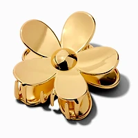Gold-tone Flower Medium Hair Claw