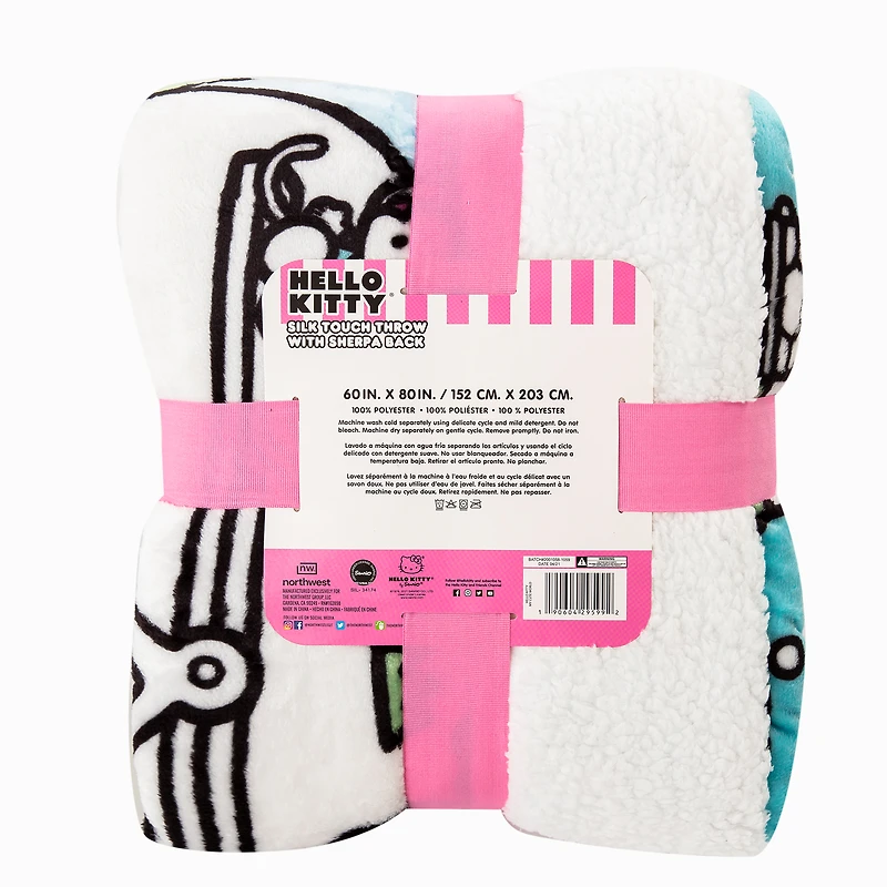 Hello Kitty® Oversized Silk Touch Sherpa Throw Blanket