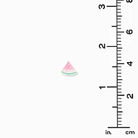 Pink UV Color-Changing Watermelon Stud Earrings