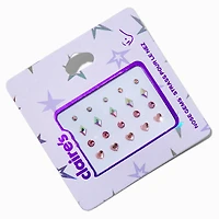 Mixed Stick On Nose Gems - 20 Pack
