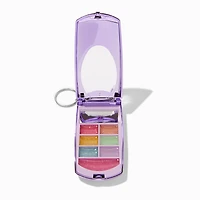 Purple Chrome Rainbow Flip Phone Lip Gloss Set