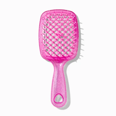 Pink Heart Paddle Hair Brush
