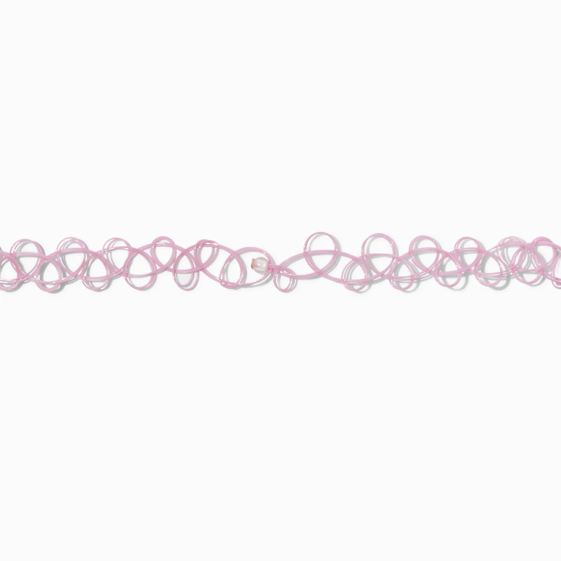 Purple Celestial Charm Tattoo Choker Necklace