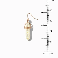 Pressed Daisies Mystical Gem Drop Earrings