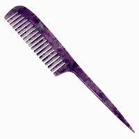 Purple Hair Pick Comb 