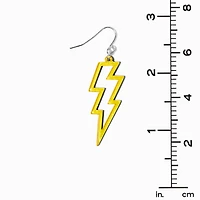 Yellow Lightning 1.5" Drop Earrings