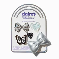 DIY 3D Edgy Bow Stickers - 5 Pack