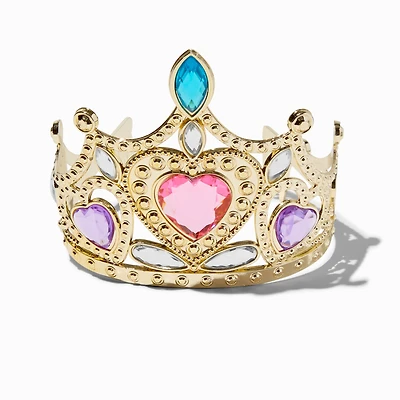 Claire's Club Gemstone Gold-tone Crown