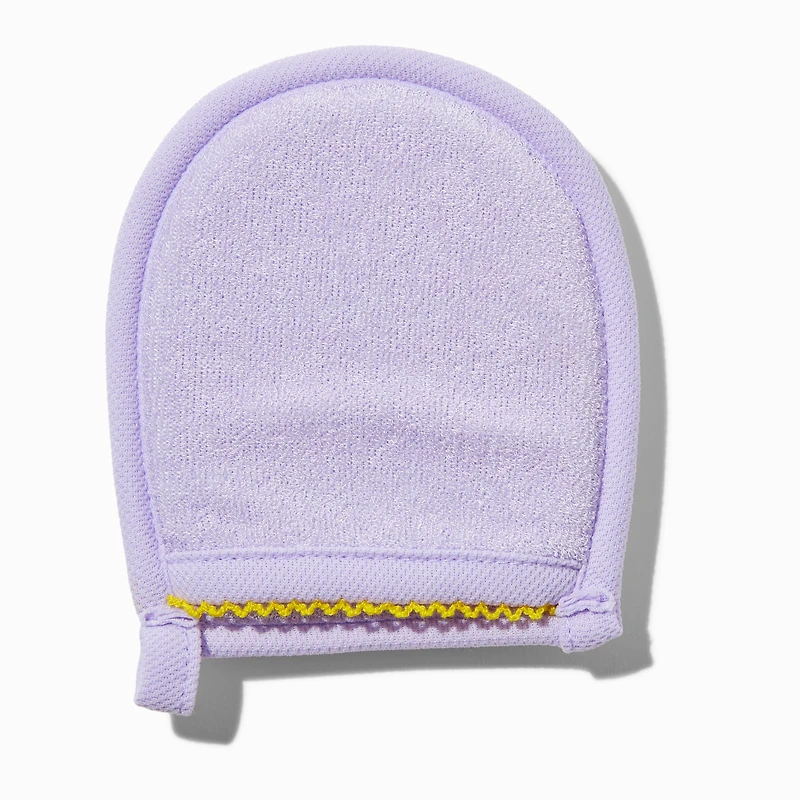 Purple Exfoliating Face Cleansing Mitt