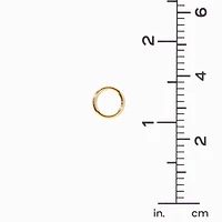 18k Gold Plated Titanium 18G Clicker Cartilage Hoop Earring