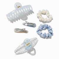 Mixed Scrunchie & Hair Clip Set
