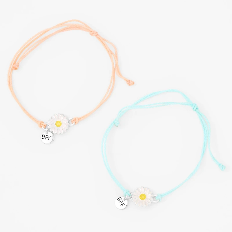 Best Friends Daisy Adjustable Bracelets - 2 Pack