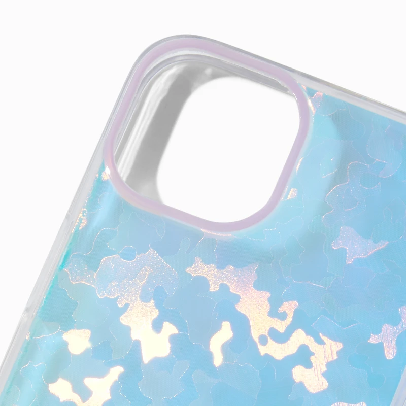 Holographic Blue Wavy Phone Case - Fits iPhone® 13/14/15