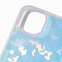 Holographic Blue Wavy Phone Case - Fits iPhone® 13/14/15
