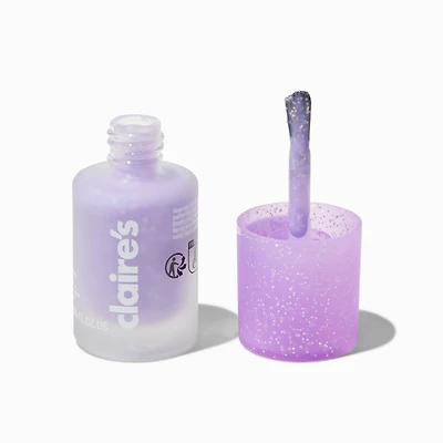Matte Effect Vegan Nail Polish - Lilac Glitter