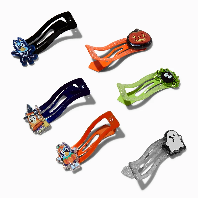Bluey Halloween Snap Hair Clips - 6 Pack