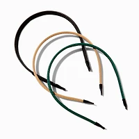 Earth Tone Thin Headbands - 3 Pack