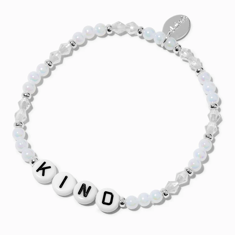 ''Kind'' Beaded Stretch Bracelet