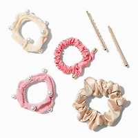 Pearl Brights Scrunchie & Hair Pin Set - 6 Pack