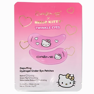 The Crème Shop® x Hello Kitty® Twinkle Eyes Depuffing Hydrogel Under Eye Patches 
