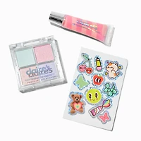 Blue Metal Locker Sticker & Makeup Set - 3 Pack