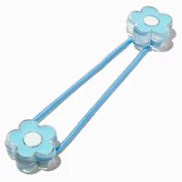 Claire's Club Pastel Flower Charm Hair Ties - 6 Pack