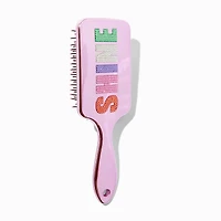 Pink Chrome Shine Hair Brush 