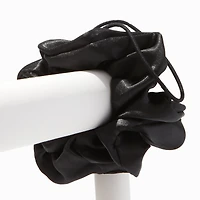 No Bad Hair Day by Claire's Black Adjustable Scrunchie