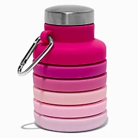 Collapsible Pink Ombré Water Bottle