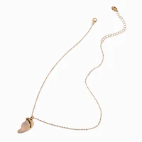 Mother Daughter Split Heart Pendant Necklaces - 2 Pack