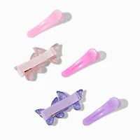 Claire's Club Acrylic Butterfly Hair Clips - 5 Pack