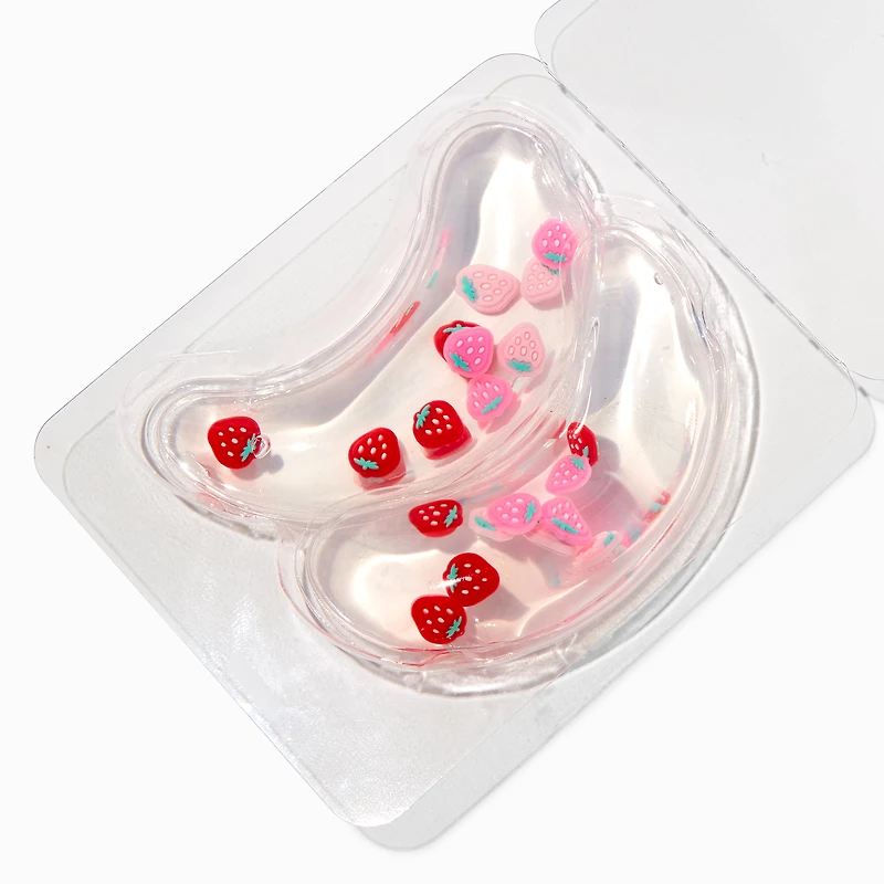 Strawberry Reusable Gel Eye Patches - 2 Pack