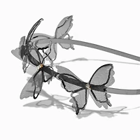 Organza Butterfly Double Row Headband