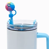 Flamingo & Beach Ball Straw Covers - 2 Pack