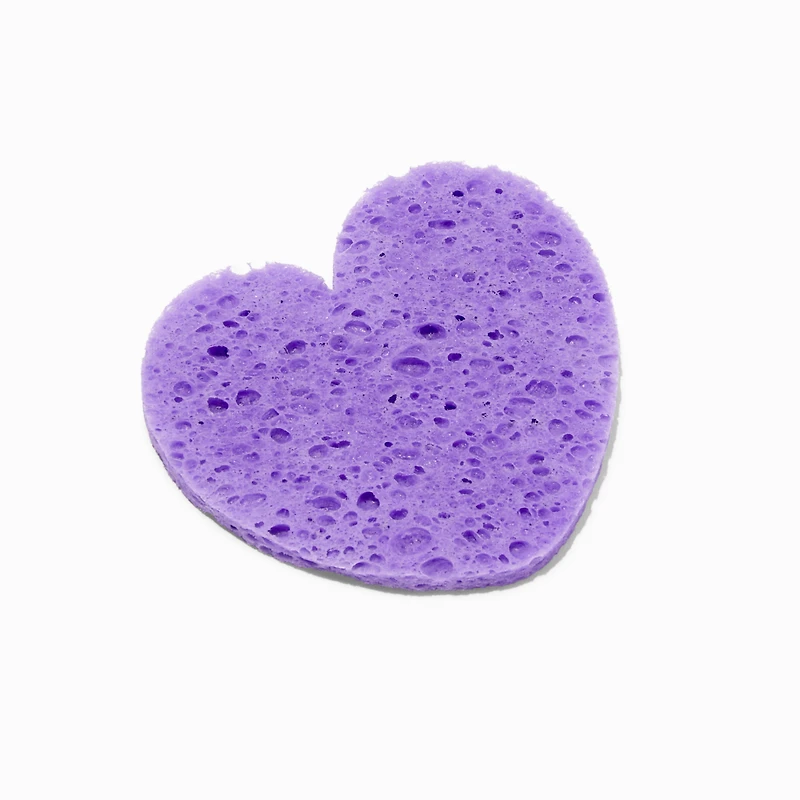 Purple Heart Travel Makeup Sponge Set - 5 Pack