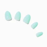 Glossy Short Almond Vegan Faux Nail Set