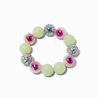 Halloween Glow in the Dark Eyeball Stretch Bracelet