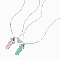 Best Friends Glow In the Dark Mystical Gems Pendant Necklaces - 2 Pack