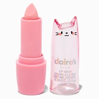 Claire's Club Pink Cat Flavored Lip Balm