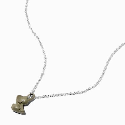 Swinging Elephant Pendant Necklace