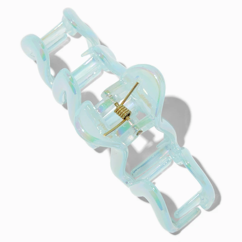 Iridescent Zig Zag Hair Claw