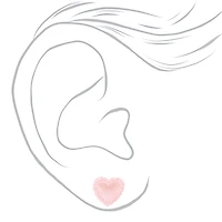 Claire's Club Pretty & Pink Stick On Earrings - 30 Pack