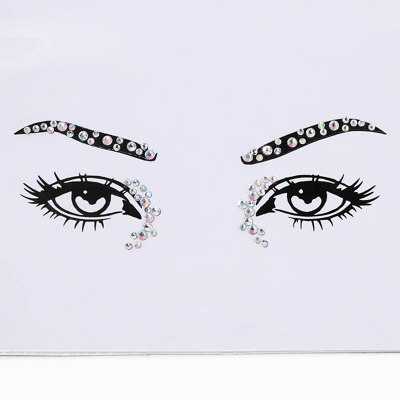 Silver Inner Corner Eye Gems